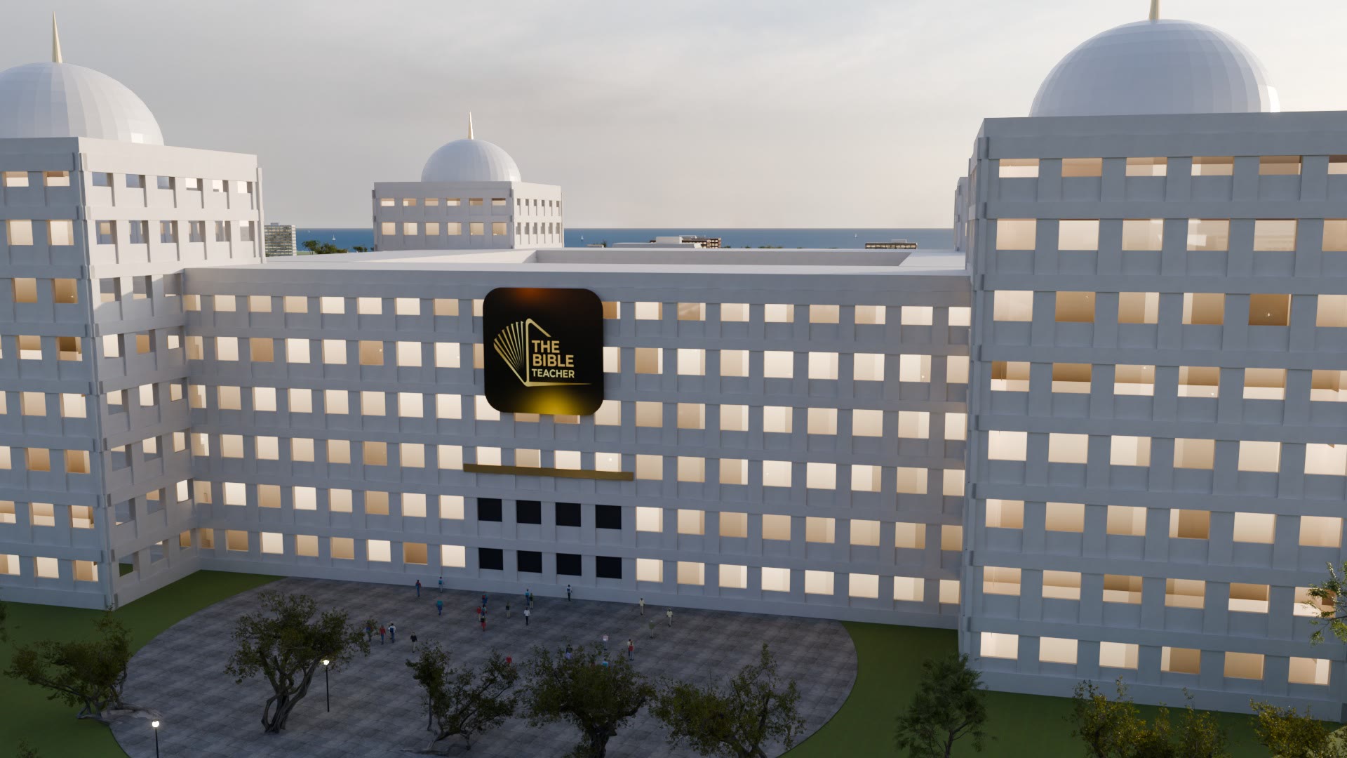 Bible Study Hall, up close